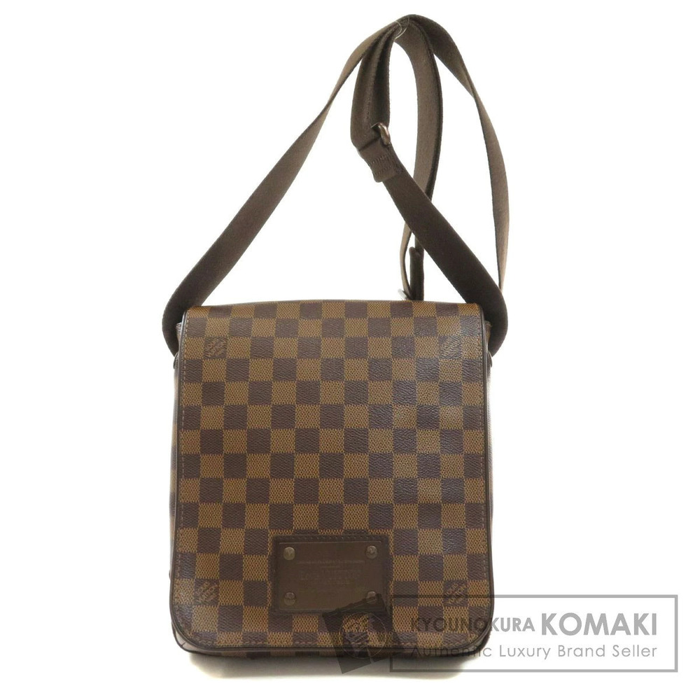 Louis Vuitton Brooklyn Damier Canvas Shoulder Bag Brown